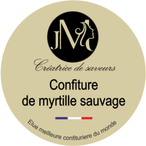 Confiture de myrtille sauvage