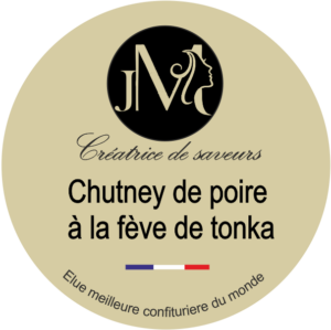 Chutney de poire à la fève de Tonka