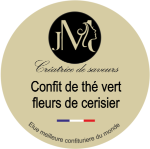 Confit de thé vert à la fleur de cerisier